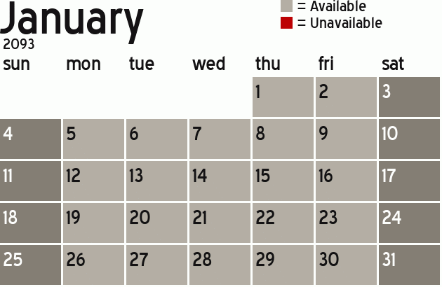 Missionary Dinner Calendar