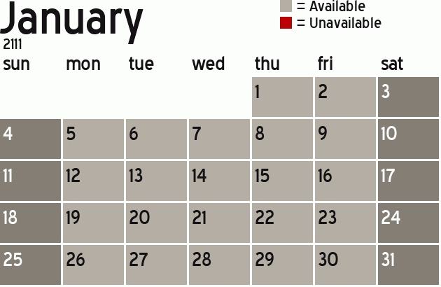 Missionary Dinner Calendar