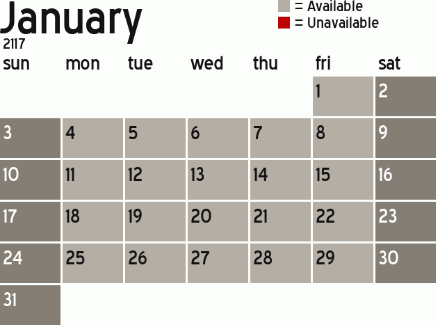 Missionary Dinner Calendar