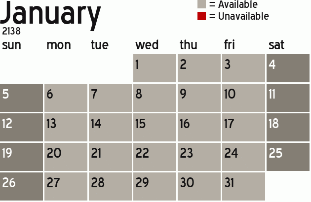 Missionary Dinner Calendar