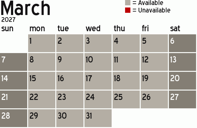 Missionary Dinner Calendar