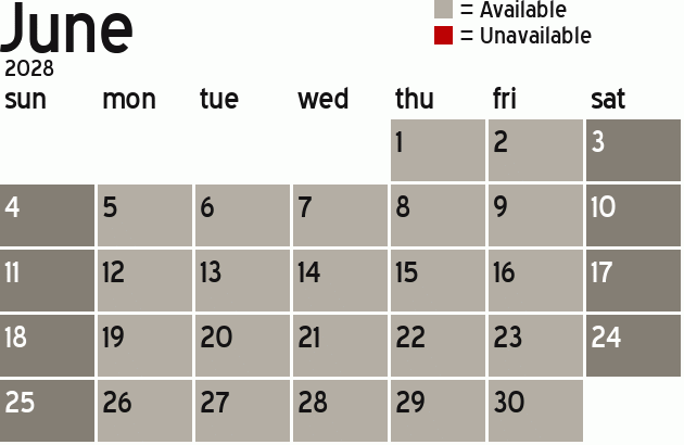 Missionary Dinner Calendar