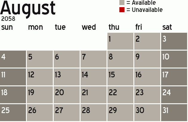 Missionary Dinner Calendar