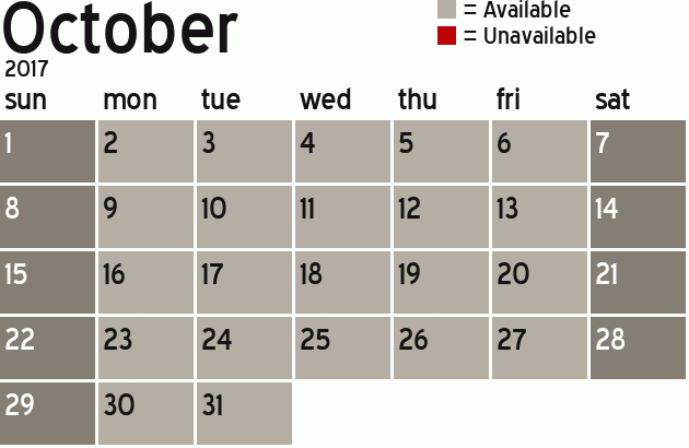 Missionary Dinner Calendar