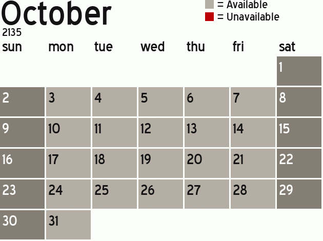 Missionary Dinner Calendar